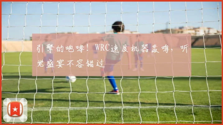 引擎的咆哮！WRC速度机器轰鸣，听觉盛宴不容错过